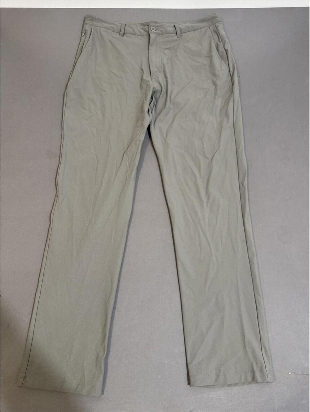 Skyr Mens Tricot Dynasty Slim Fit 5 Pocket Pants Gray Size 34x32